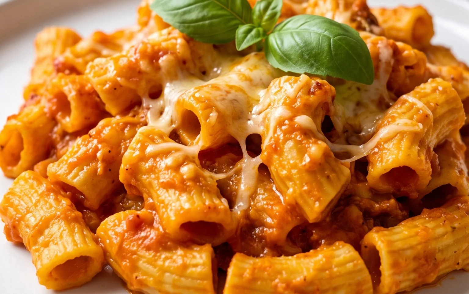 Pasta Bake with Pumpkin Tomato Sauce
