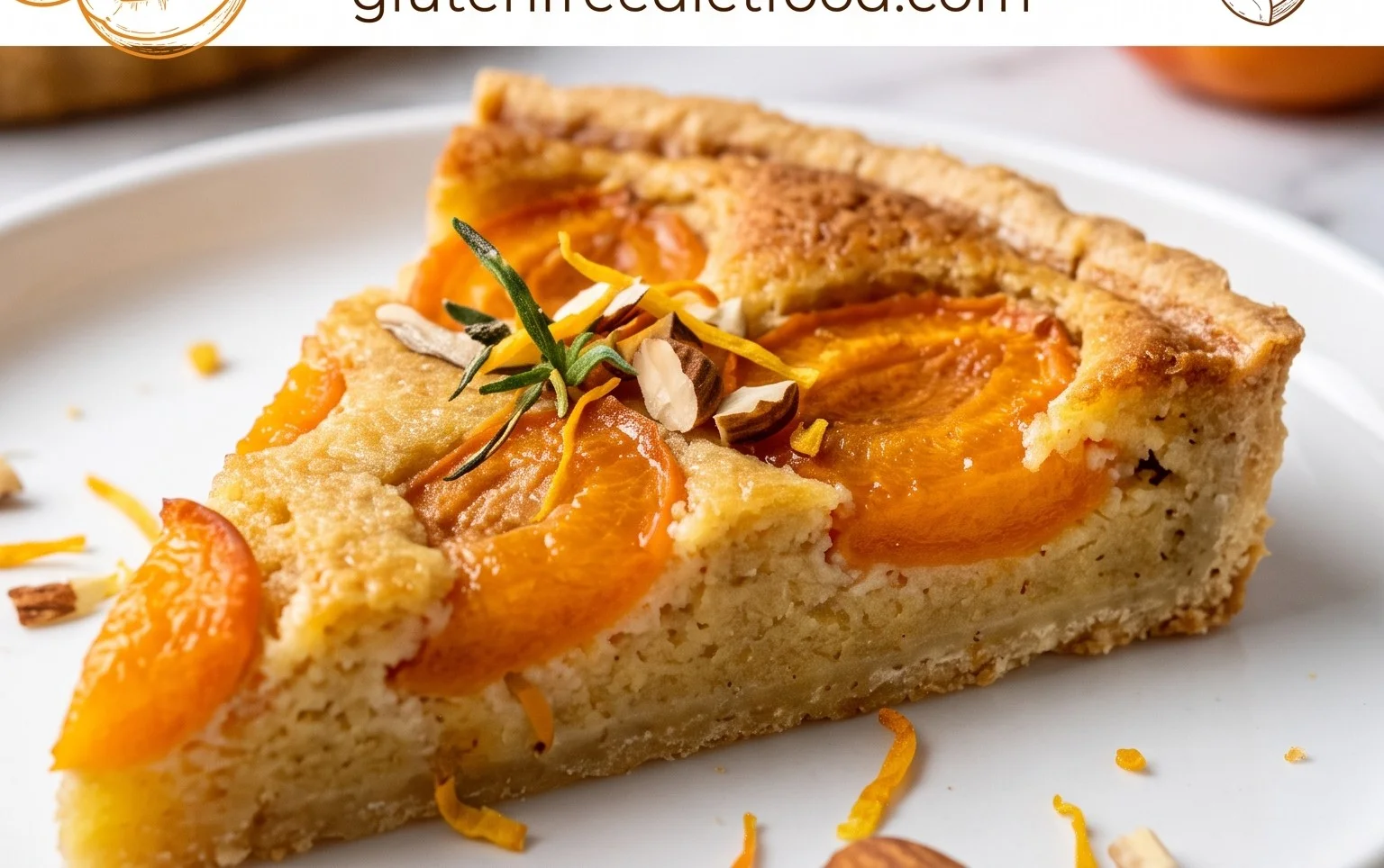 Vegan Apricot Frangipane Tart