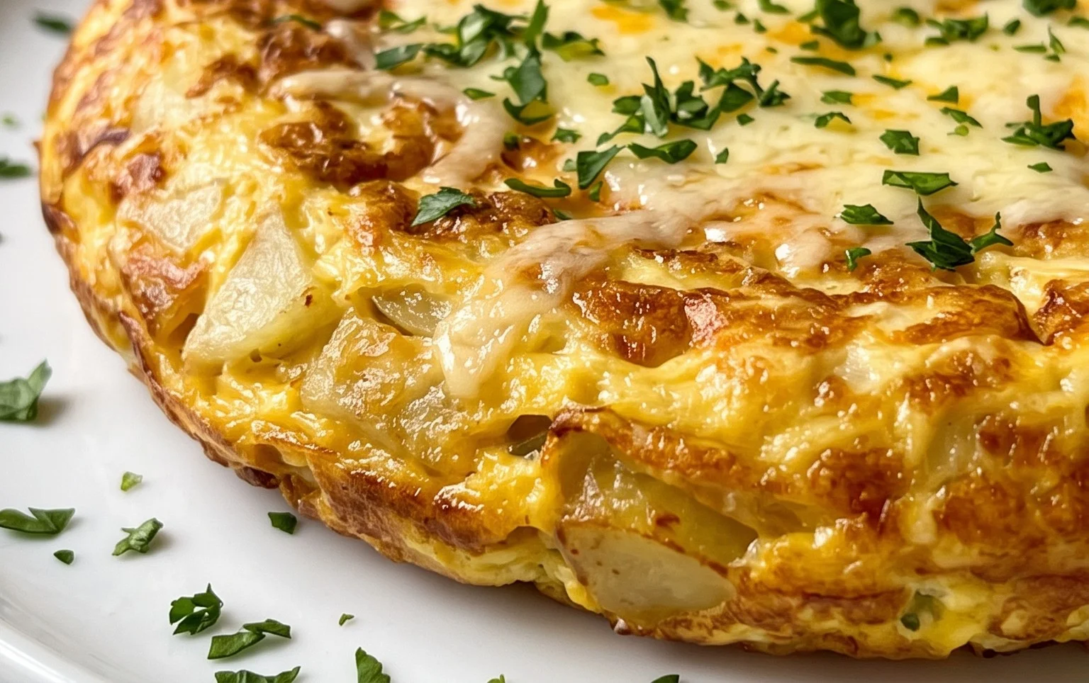 Tortilla espagnole au fromage