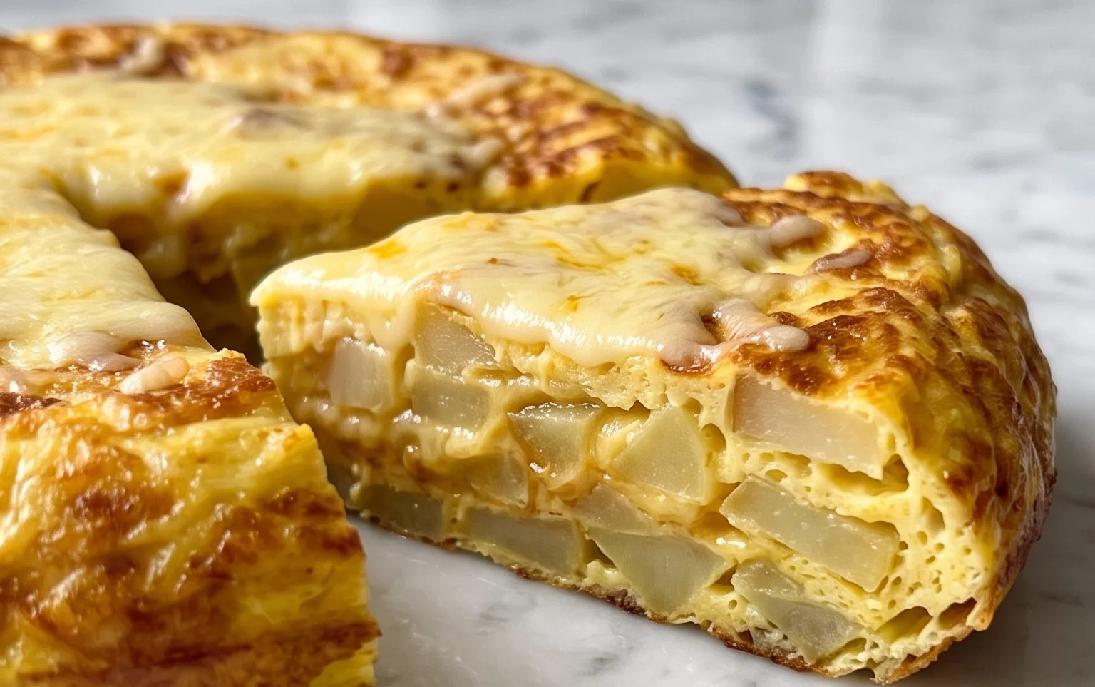 Tortilla Espagnole au Fromage : Un Classique Réinventé