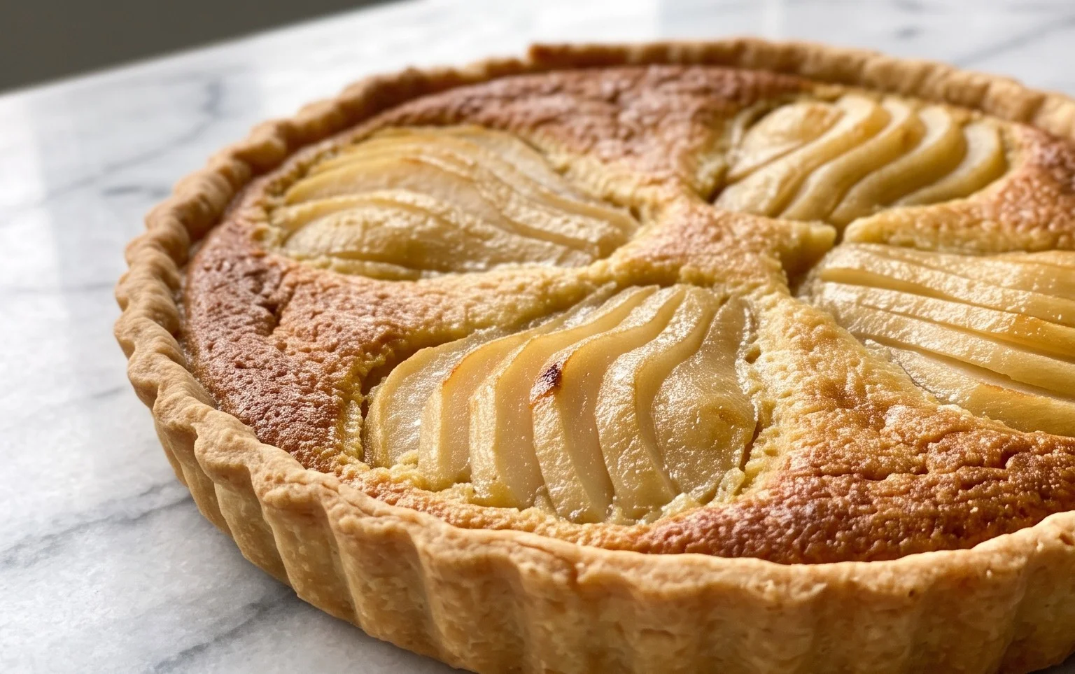 Tarte Frangipane Poire : Délice Doré & Croustillant